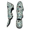 Floral Dragonfly Print Muay Thai Shin Guards-grizzshop