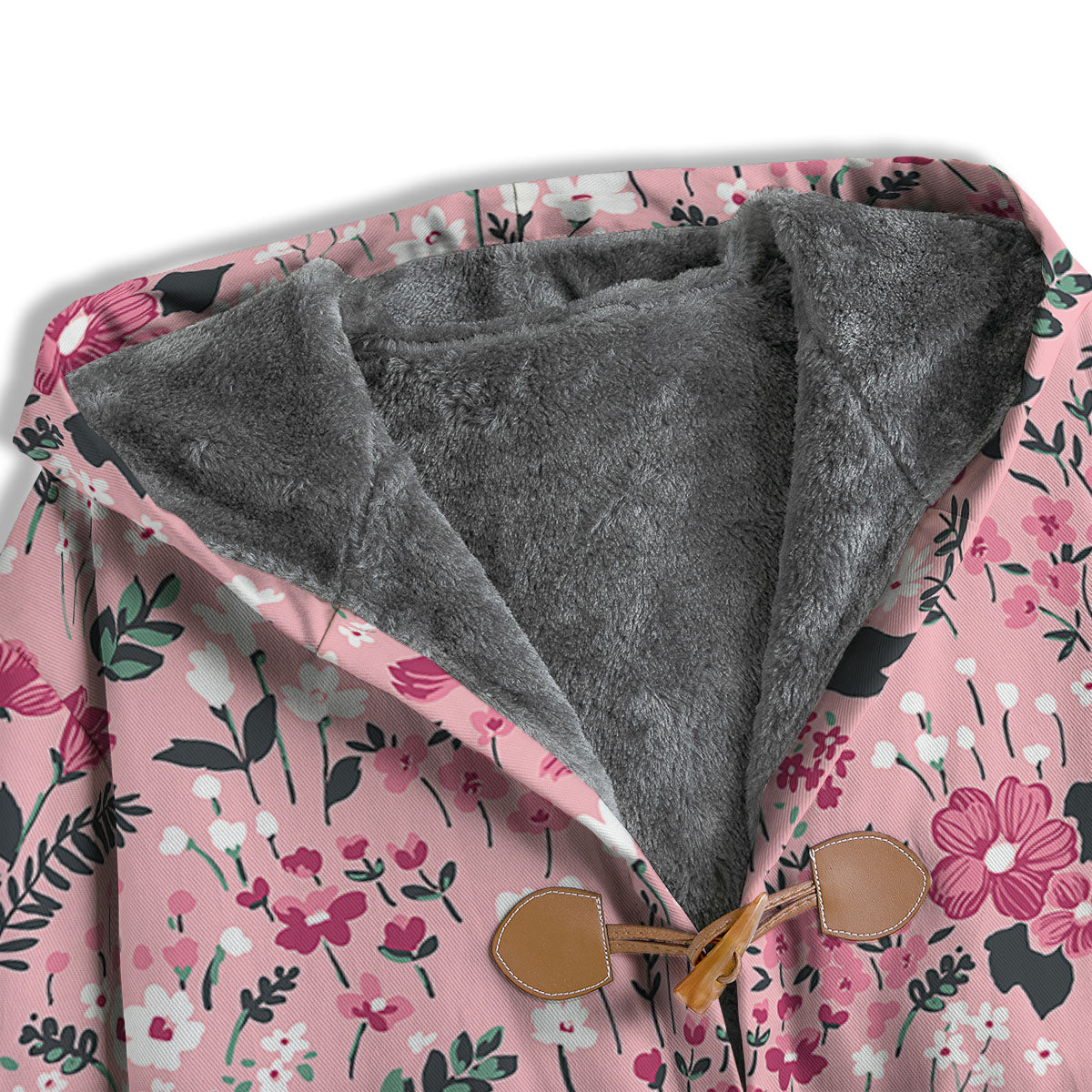 Floral Flower Pink Print Pattern Men's Windbreaker Jacket-grizzshop