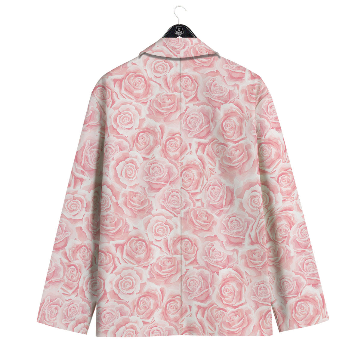 Floral Flower Pink Rose Print Pattern Men's Sport Coat-grizzshop