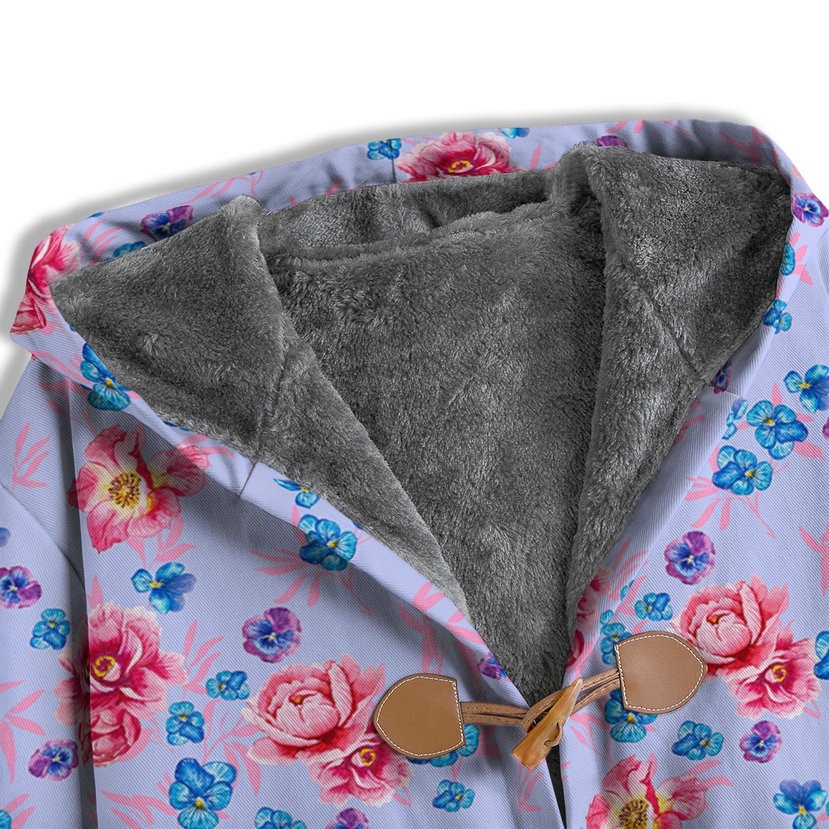 Floral Flower Rose Pansy Print Pattern Men's Windbreaker Jacket-grizzshop