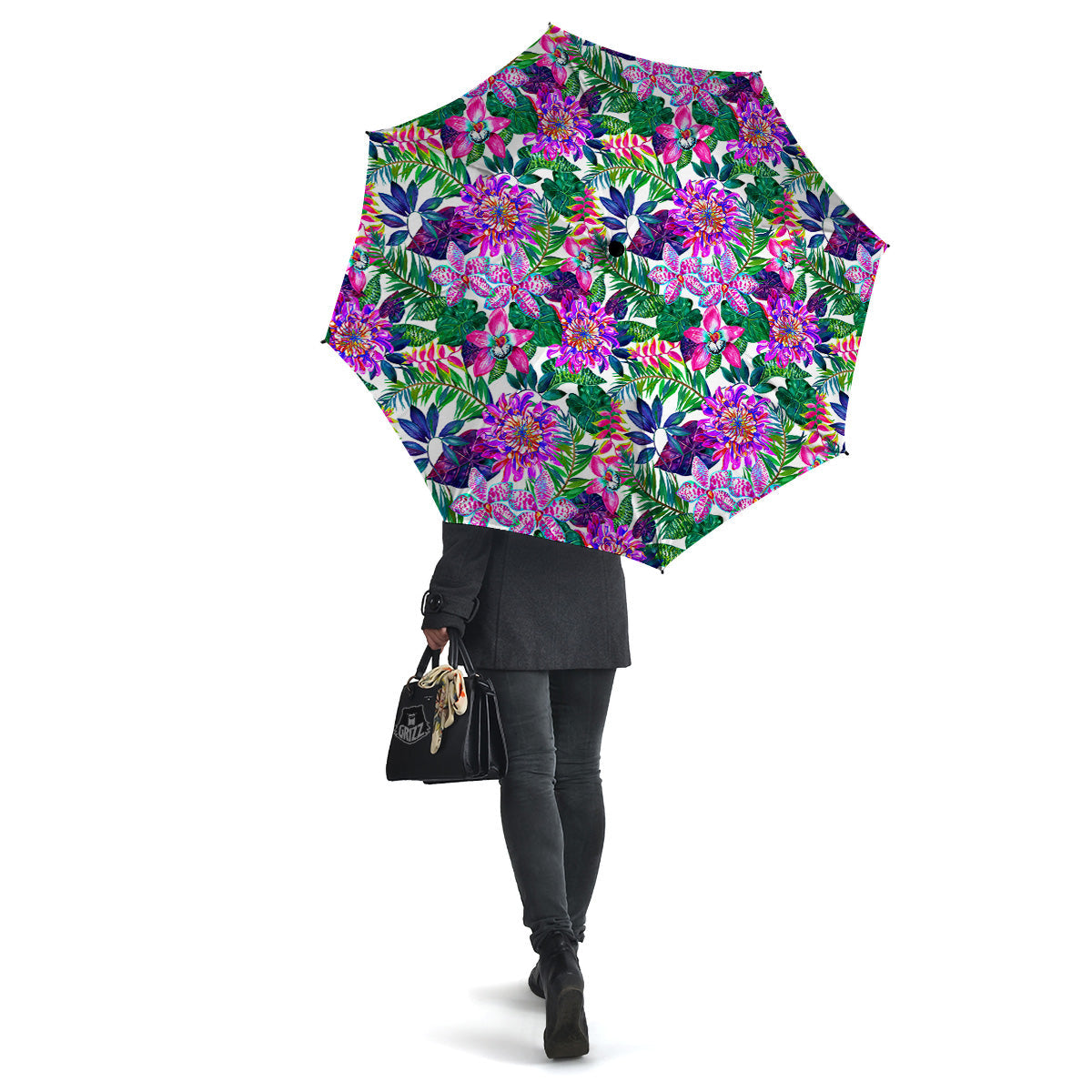 Floral Hawaii Colorful Print Pattern Colorful Umbrella-grizzshop