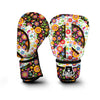 Floral Hippie Sign Boxing Gloves-grizzshop