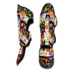 Floral Hippie Sign Muay Thai Shin Guards-grizzshop