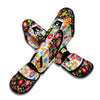 Floral Hippie Sign Muay Thai Shin Guards-grizzshop