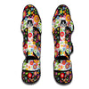 Floral Hippie Sign Muay Thai Shin Guards-grizzshop