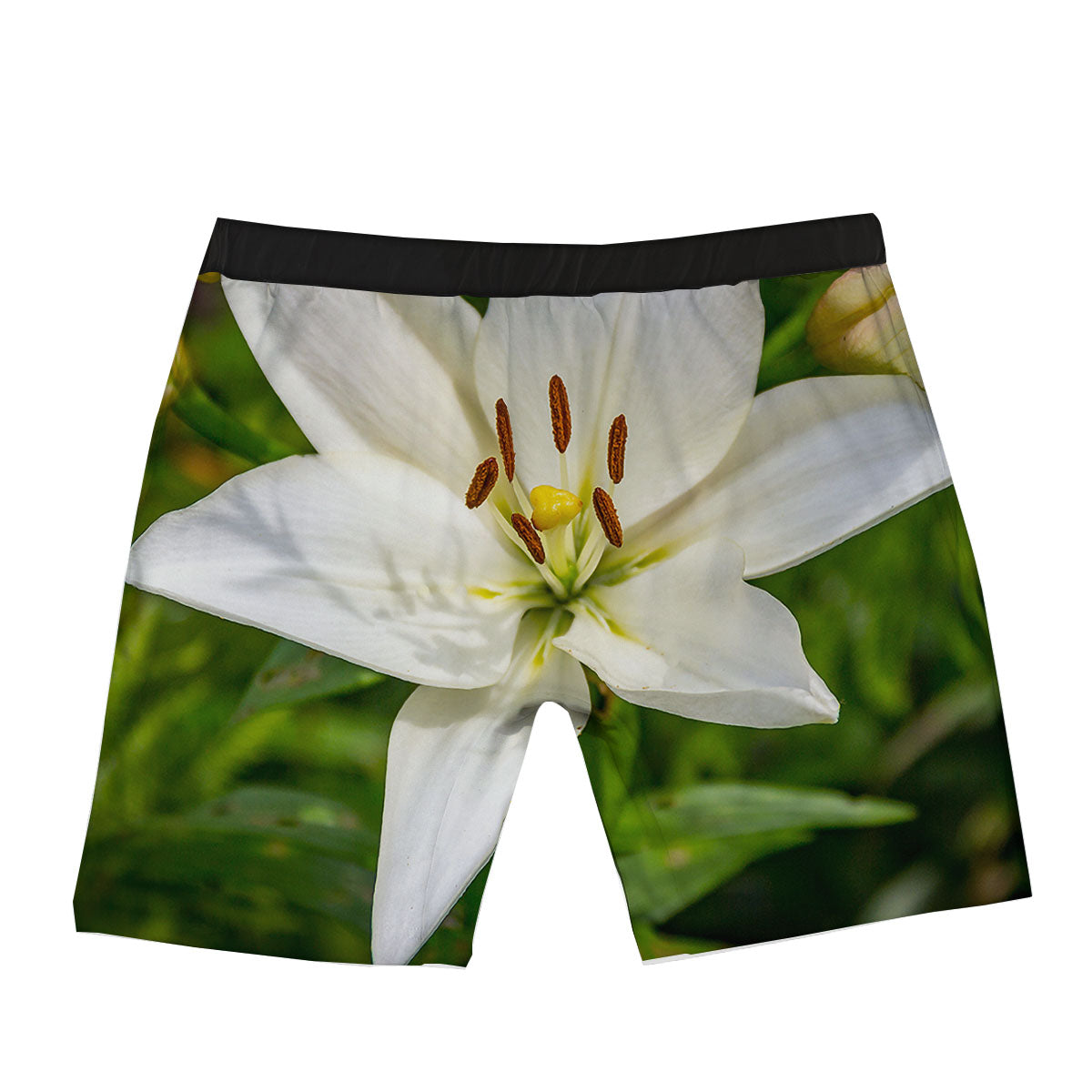 Floral Lily Print Boxer Briefs-grizzshop