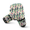 Floral Peacock Boxing Gloves-grizzshop