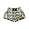 Floral Peacock Muay Thai Boxing Shorts-grizzshop