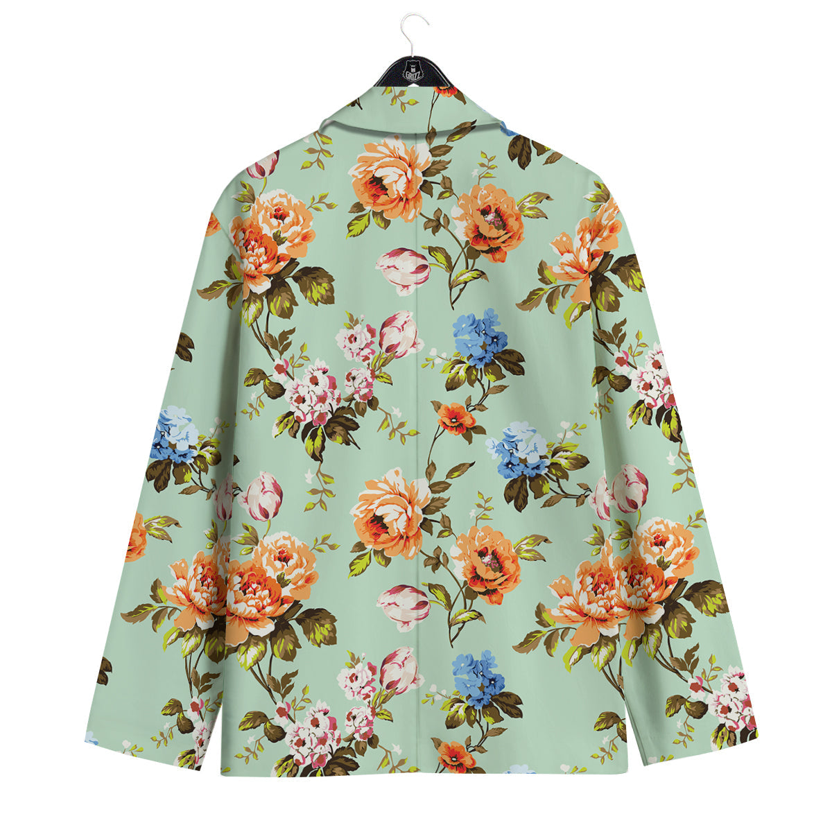 Floral Rose Flower Vintage Print Pattern Men's Sport Coat-grizzshop