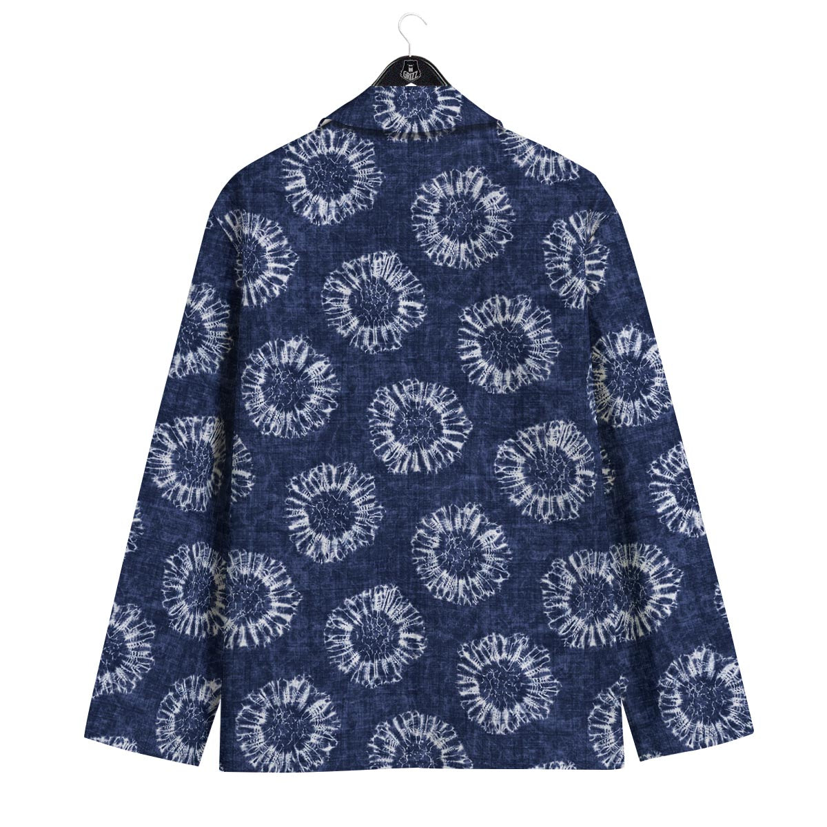 Floral Shibori Print Pattern Men's Sport Coat-grizzshop
