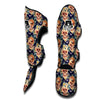 Floral Skull Muay Thai Shin Guards-grizzshop