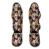 Floral Skull Muay Thai Shin Guards-grizzshop