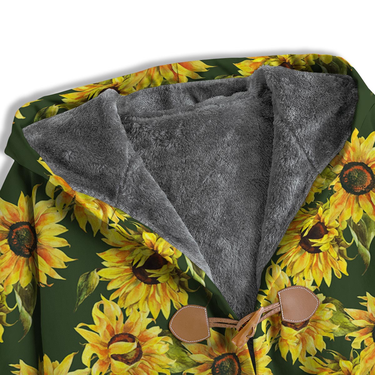 Floral Sunflower Print Pattern Men's Windbreaker Jacket-grizzshop