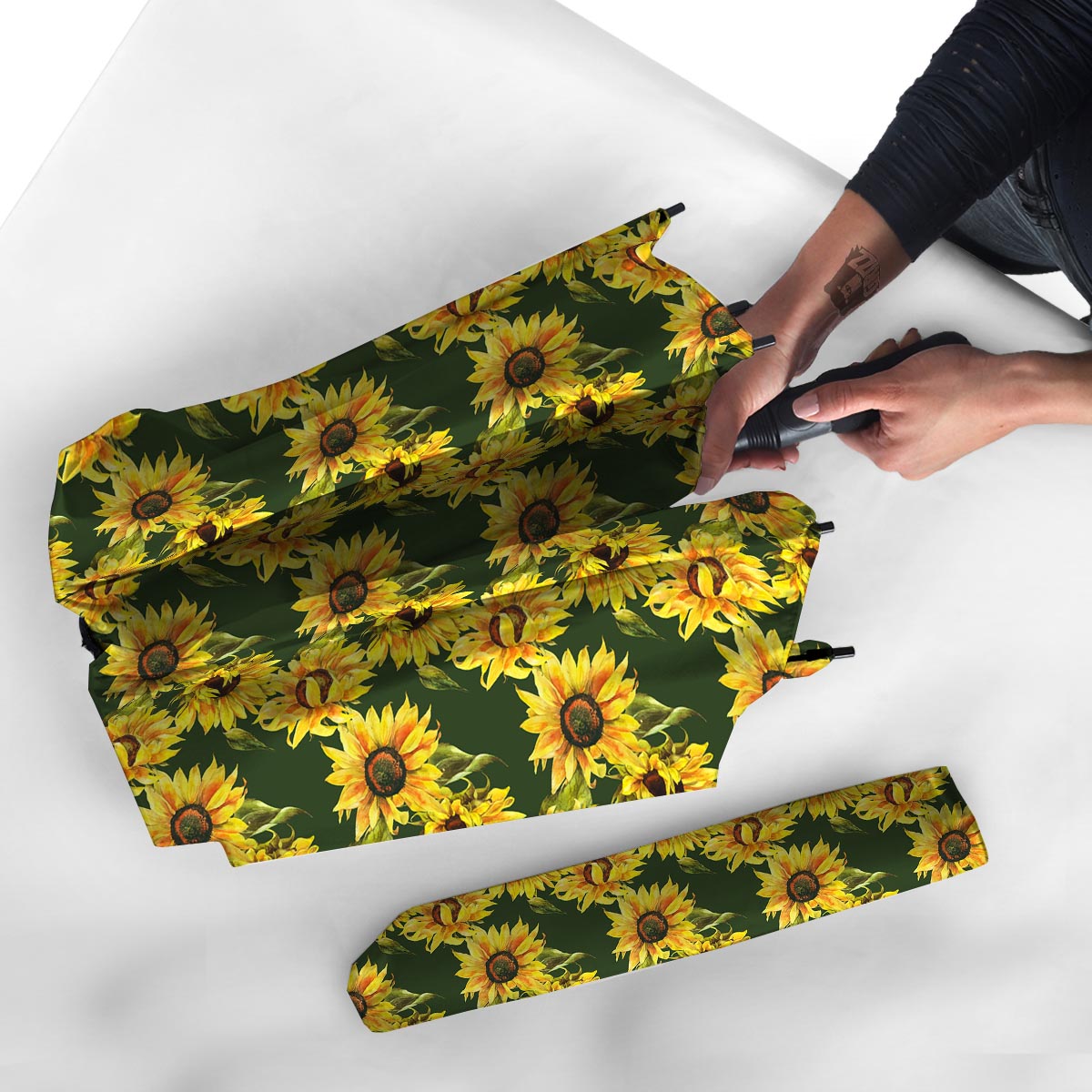 Floral Sunflower Print Pattern Umbrella-grizzshop