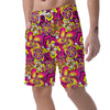 Floral Trippy Men's Shorts-grizzshop