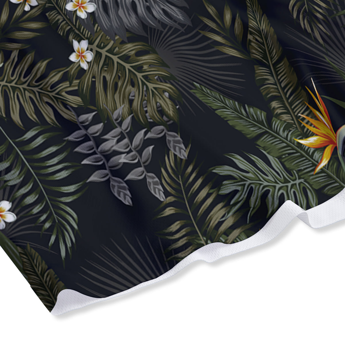 Floral Tropical Vintage Print Pattern Mesh Shorts