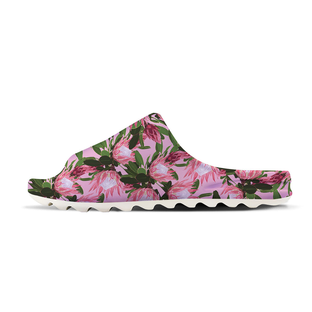 Floral Protea Print Pattern Sandals-grizzshop