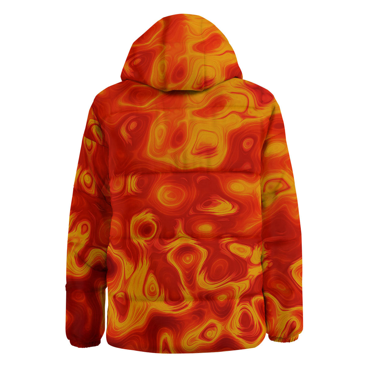 Flow Lava Print Down Jacket-grizzshop