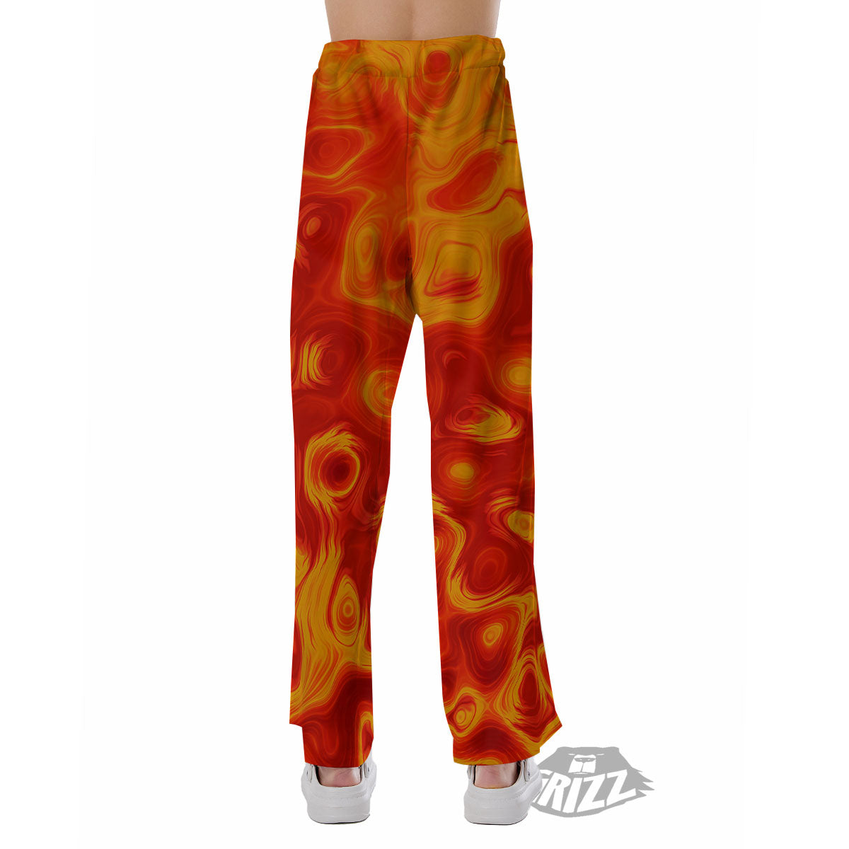 Flow Lava Print Pajama Pants-grizzshop
