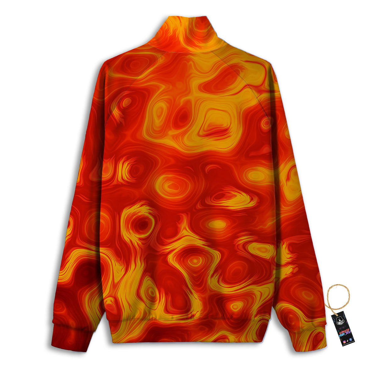 Flow Lava Print Track Jacket-grizzshop
