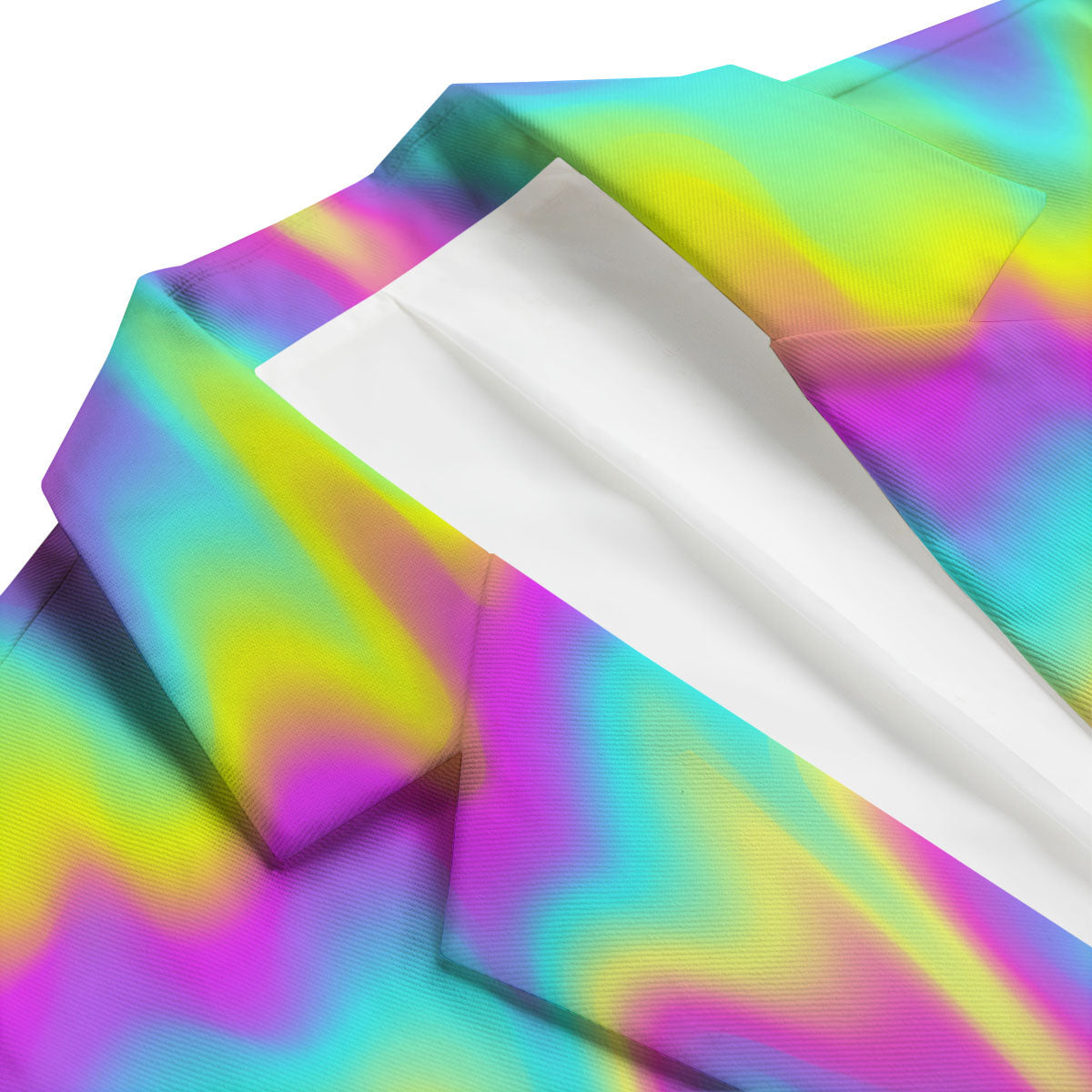 Flow Rainbow Print Pattern Men's Blazer-grizzshop