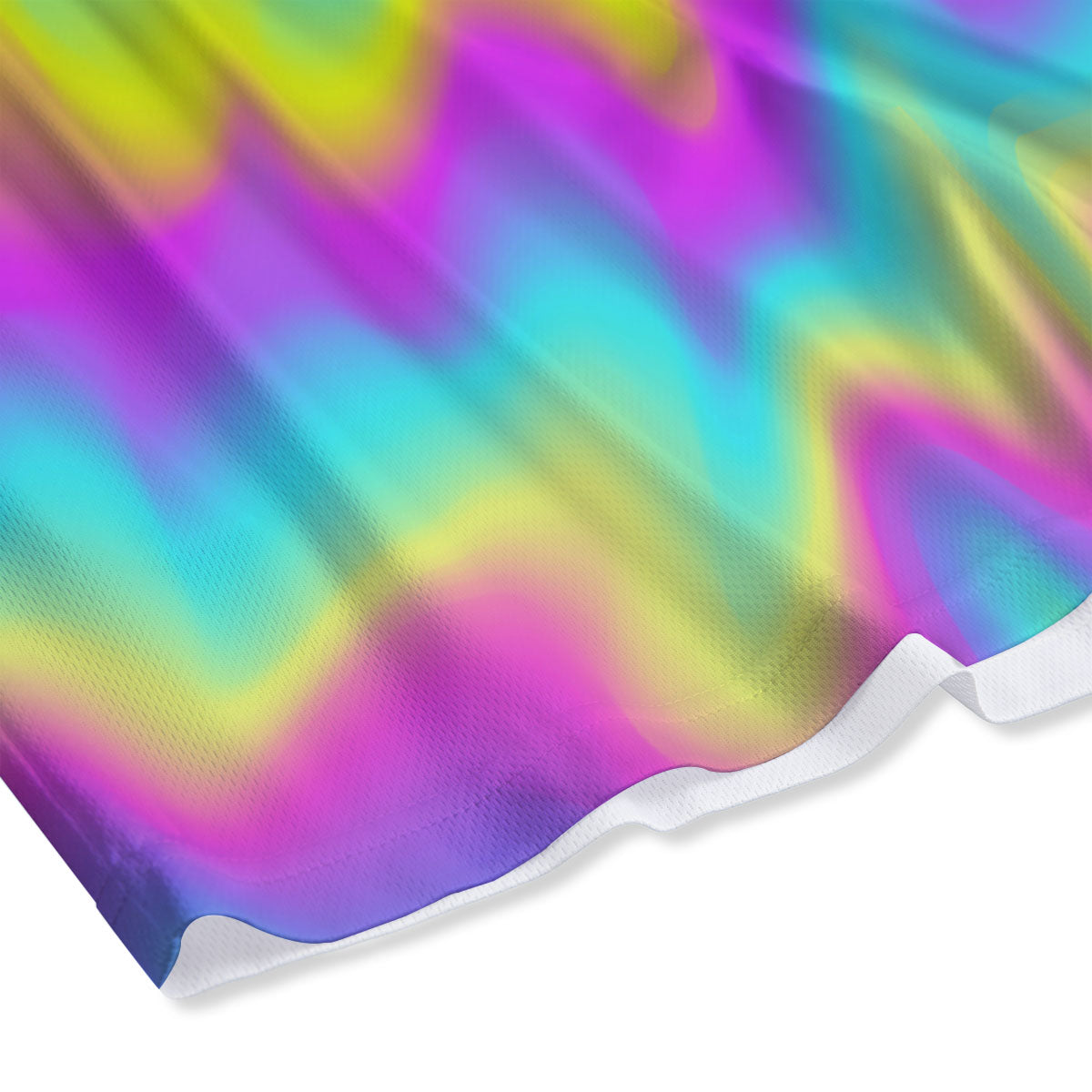 Flow Rainbow Print Pattern Mesh Shorts