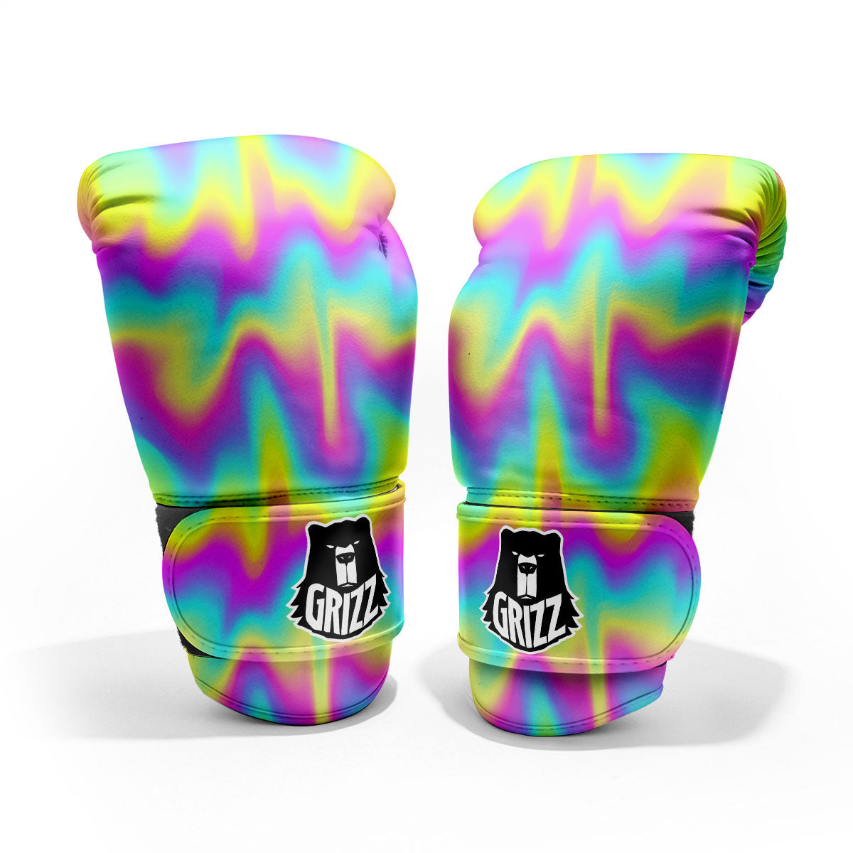Flow Rainbow Print Pattern Pro Boxing Glove