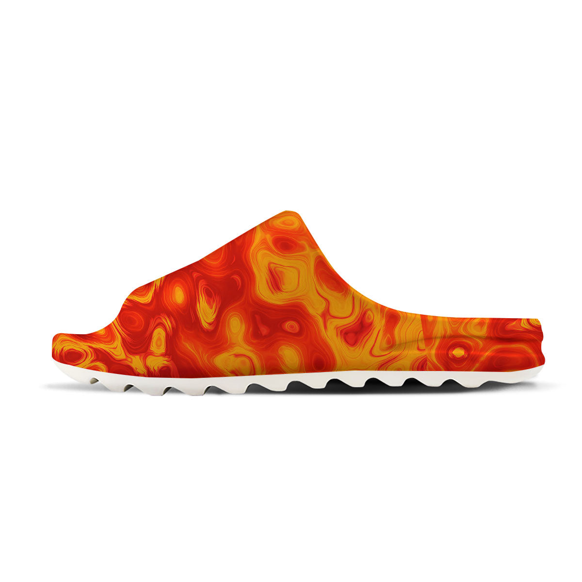 Flow Lava Print Sandals-grizzshop