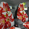 Flower Amaryllis Print Car Seat Covers-grizzshop