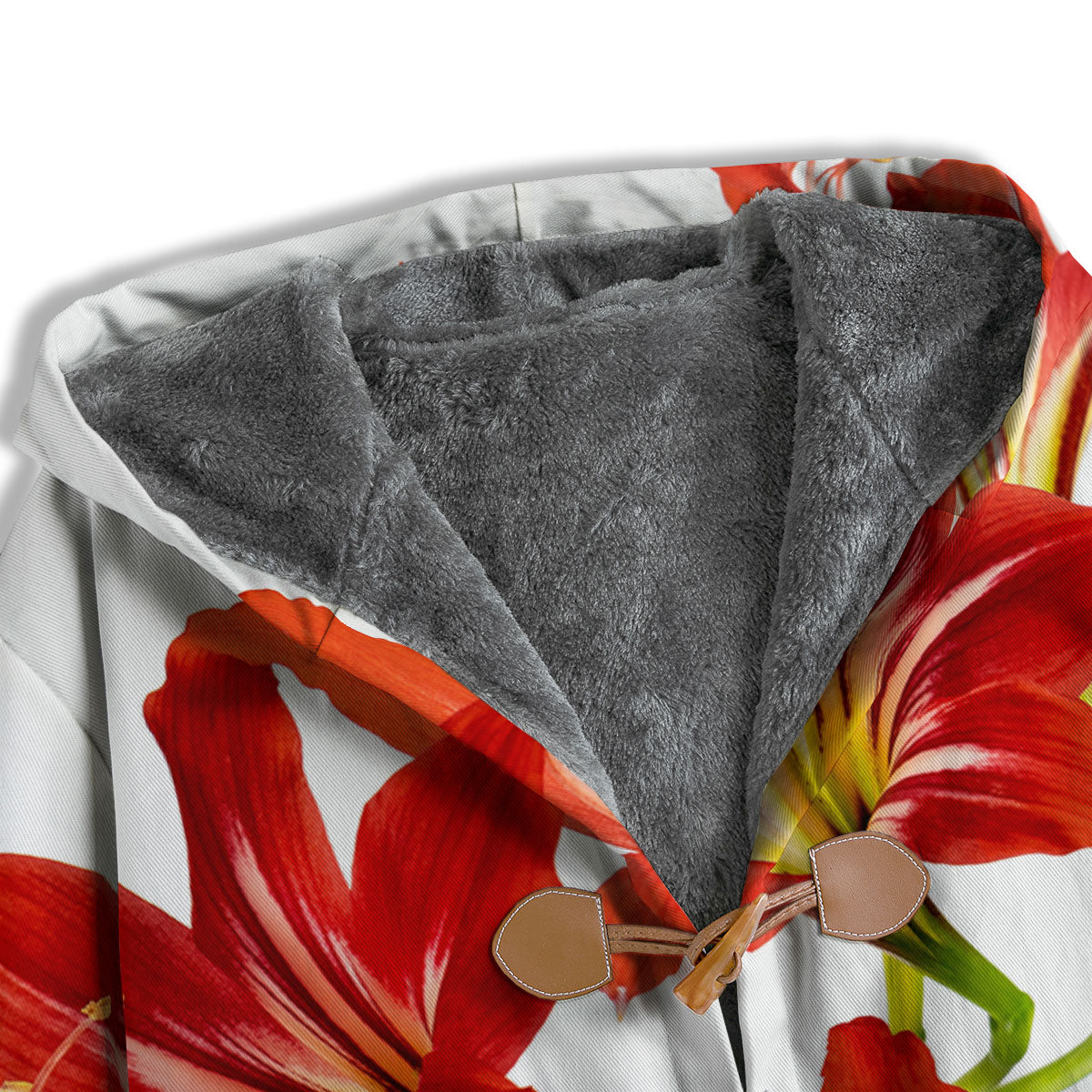 Flower Amaryllis Print Men's Windbreaker Jacket-grizzshop