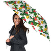 Flower And Strawberry Print Pattern Umbrella-grizzshop