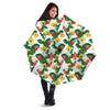 Flower And Strawberry Print Pattern Umbrella-grizzshop