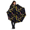 Flower And Vintage Cactus Print Pattern Umbrella-grizzshop