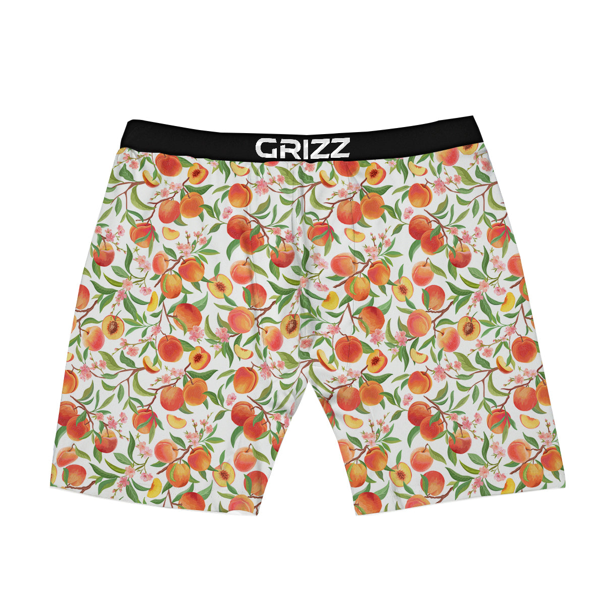 Flower Apricot And Print Pattern Boxer Briefs-grizzshop