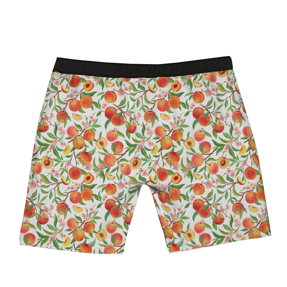Flower Apricot And Print Pattern Boxer Briefs-grizzshop