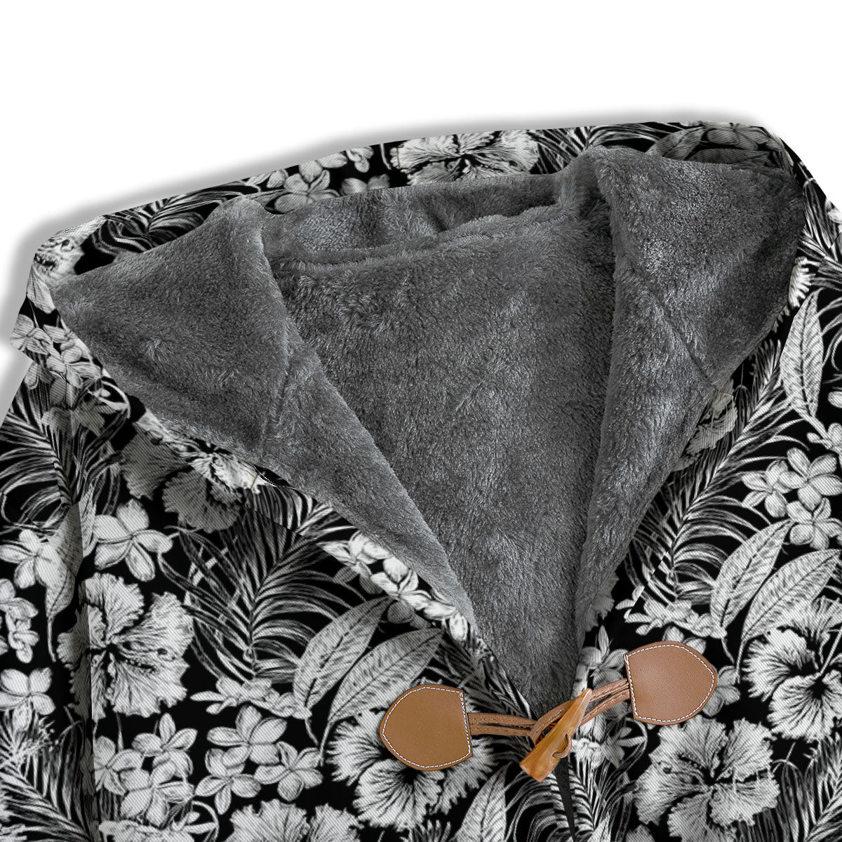 Flower Black Plumeria Print Pattern Men's Windbreaker Jacket-grizzshop