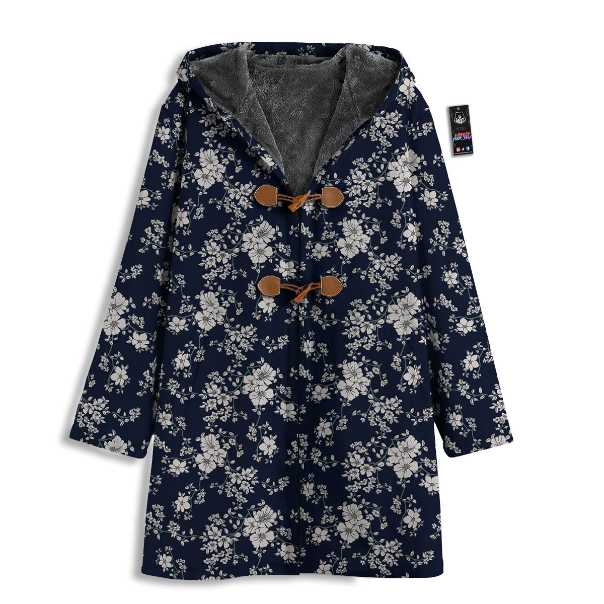 Flower Blossom Floral Print Pattern Men's Windbreaker Jacket-grizzshop