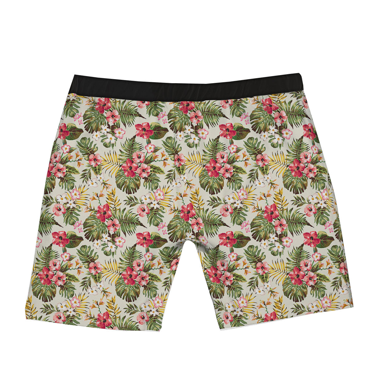 Flower Blossom Tropical Print Pattern Boxer Briefs-grizzshop