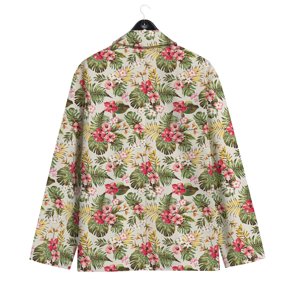 Flower Blossom Tropical Print Pattern Men's Sport Coat-grizzshop