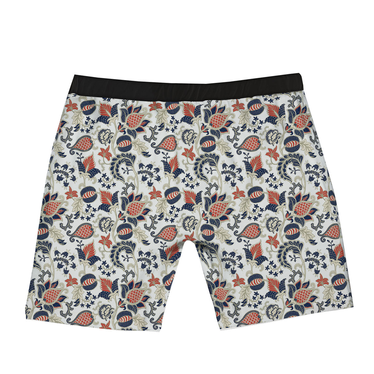 Flower Boho Paisley Print Pattern Boxer Briefs-grizzshop