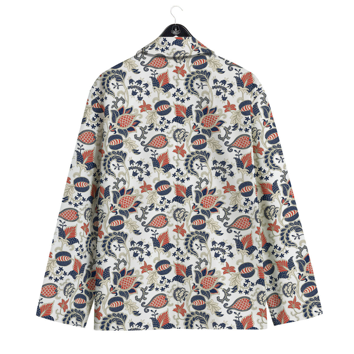 Flower Boho Paisley Print Pattern Men's Sport Coat-grizzshop