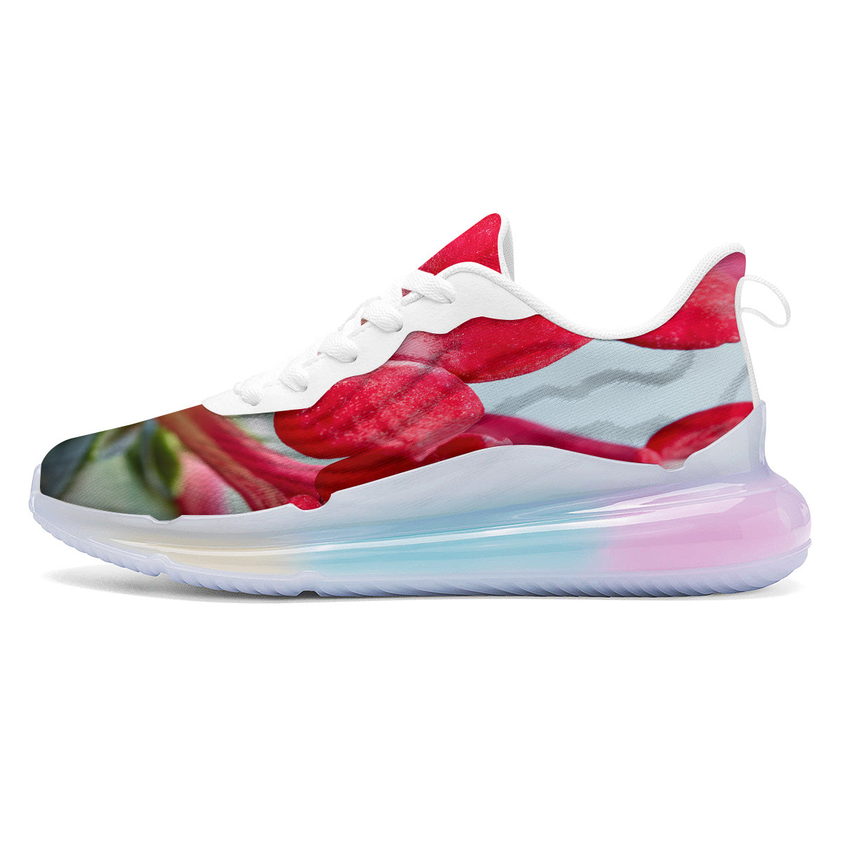 Flower Bouvardia Print Running Sneakers-grizzshop