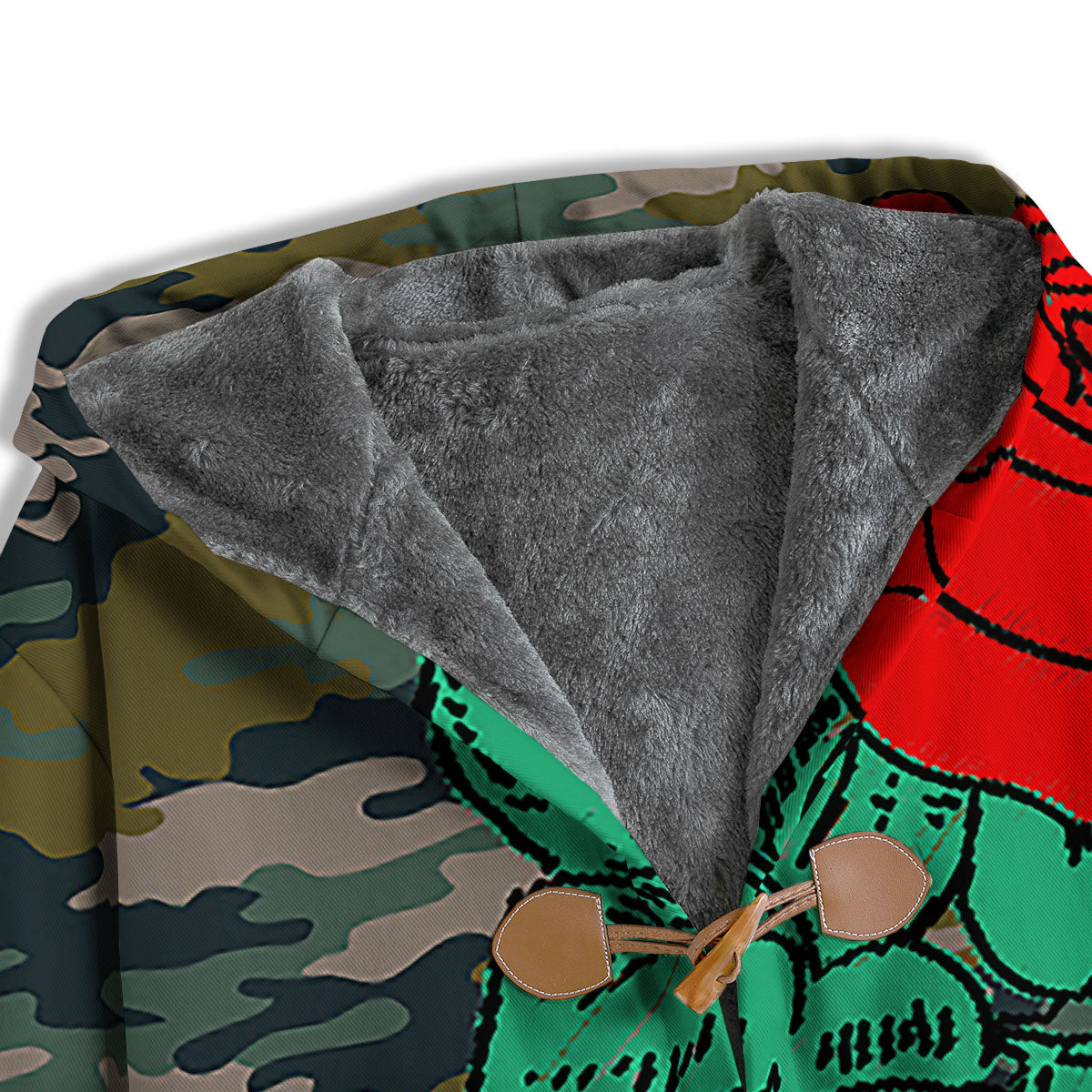 Flower Camouflage Red Rose Print Men's Windbreaker Jacket-grizzshop