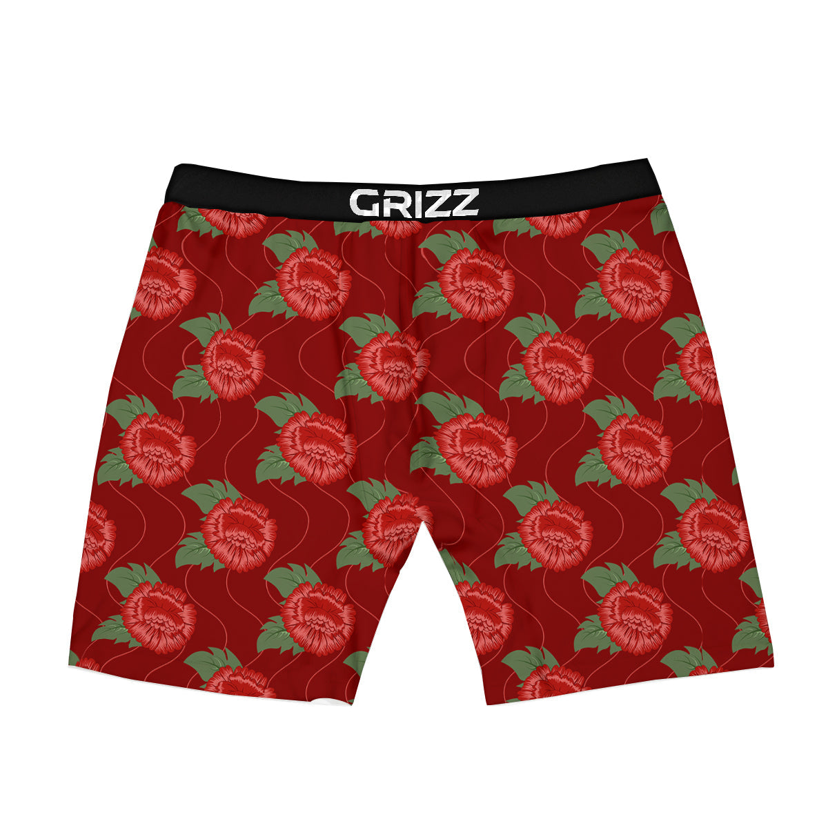 Flower Chinese Vintage Print Pattern Boxer Briefs-grizzshop