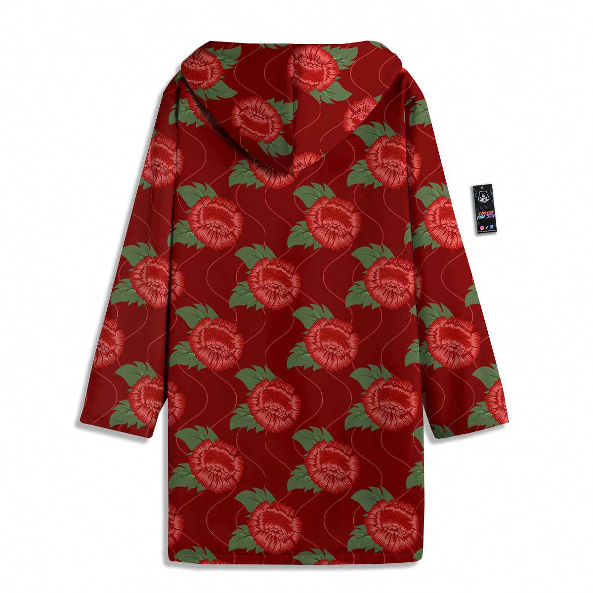 Flower Chinese Vintage Print Pattern Men's Windbreaker Jacket-grizzshop