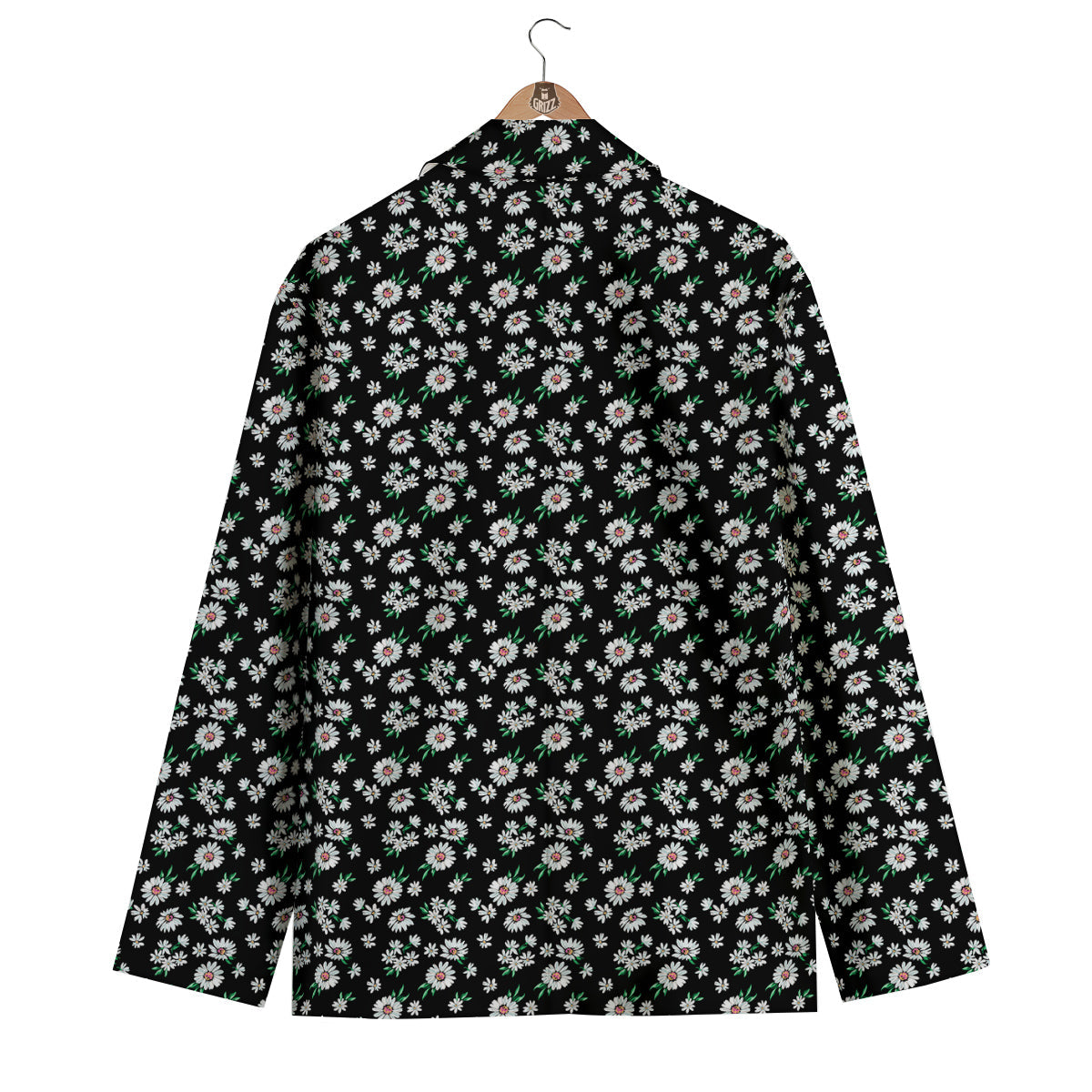 Flower Daisy Print Pattern Men's Blazer-grizzshop