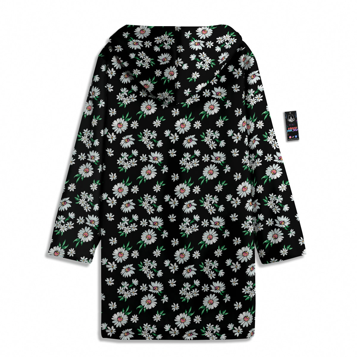 Flower Daisy Print Pattern Men's Windbreaker Jacket-grizzshop