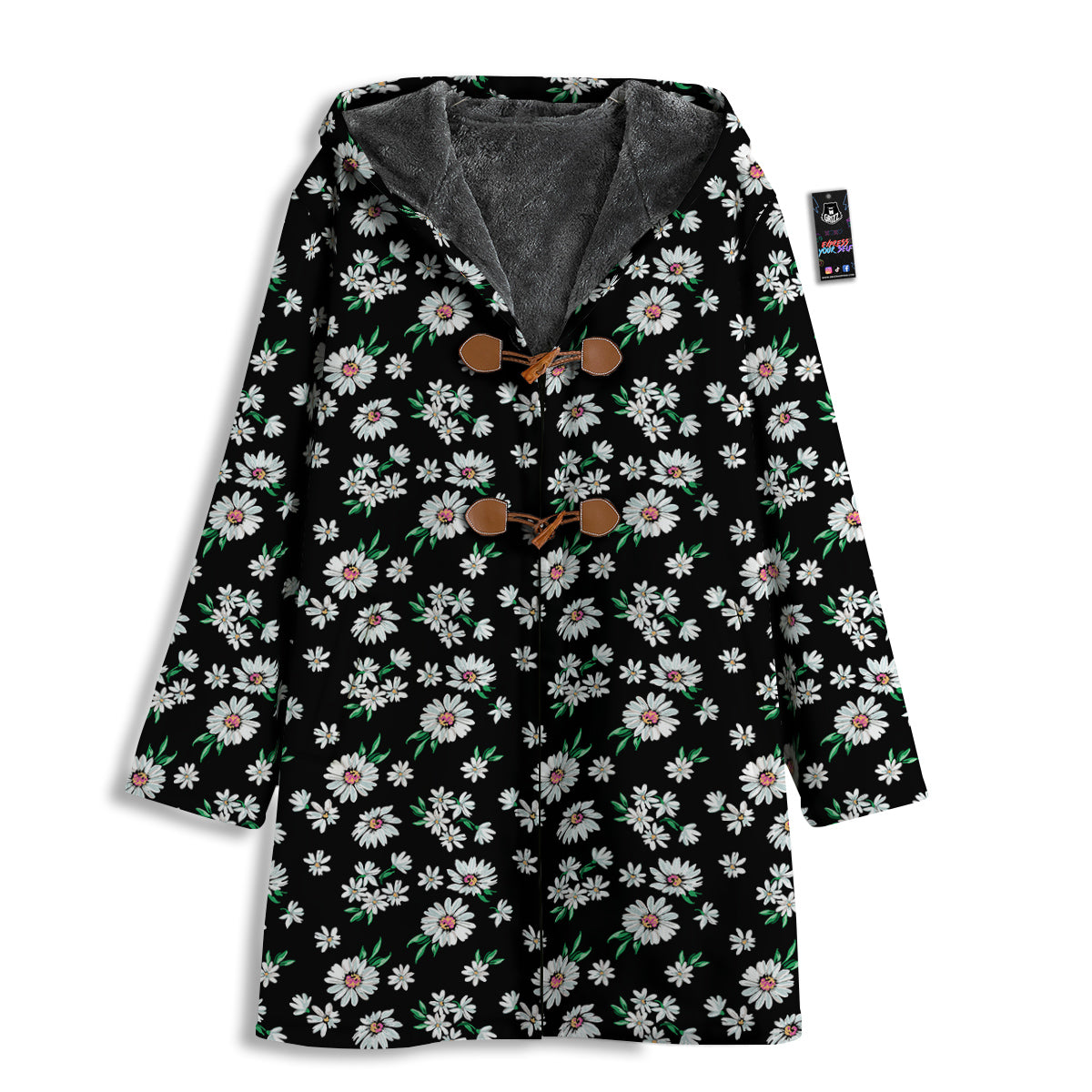 Flower Daisy Print Pattern Men's Windbreaker Jacket-grizzshop