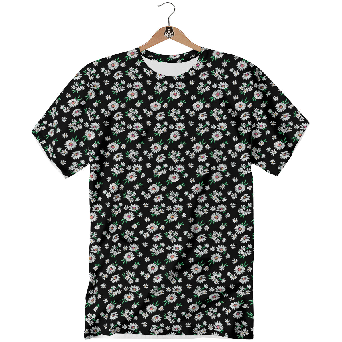 Flower Daisy Print Pattern T-Shirt-grizzshop