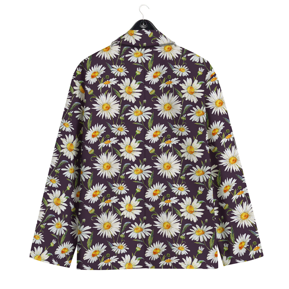 Flower Daisy Watercolor Print Pattern Men's Sport Coat-grizzshop